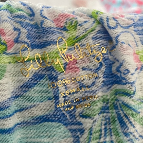 Lilly Pulitzer Wiley Ruffle Tube Top Size XS - Picture 6 of 6